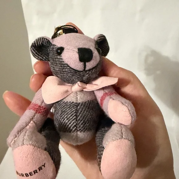 Burberry Plaid Bear Keychain - Picture 3 of 4